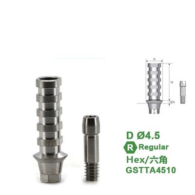 Osstem GS(TS)® HIossen® Titanium Temporary Abutment Compatible with  Mini / Regular (Engaging & Non-Engaging)